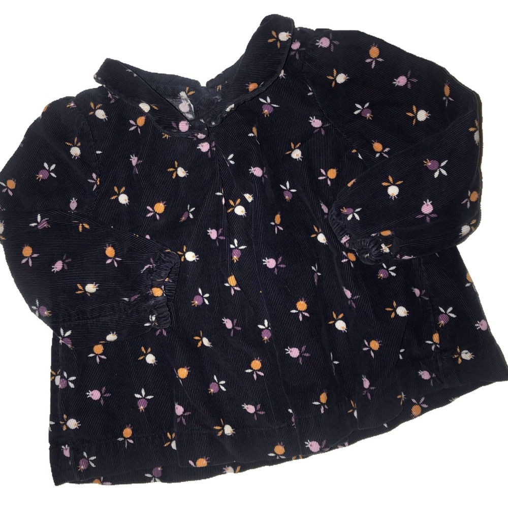 ⭐️ Baby Gap 12-18 mo Navy corduroy Blouse